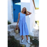 Liberté LIBERTÉ dam klänning RIKKE Dress BLUE CHECKS