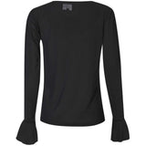 Liberté LIBERTÈ dam mesh LS Blouse Black