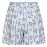 Liberté LIBERTÈ dam shorts MIE Shorts CREME BLUE MUSSEL
