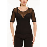 Liberté LIBERTÉ dam t-shirt MESH T-shirt Black