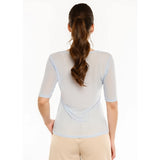 Liberté LIBERTÉ dam t-shirt MESH T-shirt Light blue