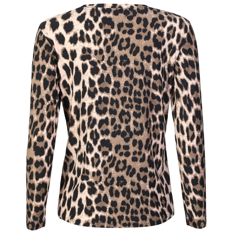 Liberté LIBERTE dam top ALMA TWIST Blouse BIG LUX LEO FOSSIL