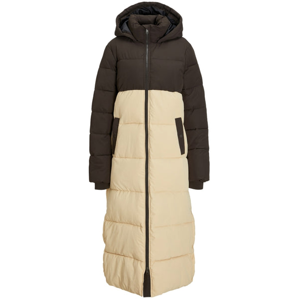 LULULIA LULULIA dam Clara Lång Puffer Jacket Beige