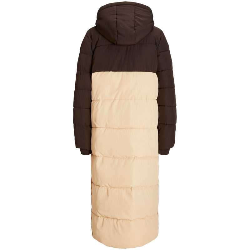 LULULIA LULULIA dam Clara Lång Puffer Jacket Beige