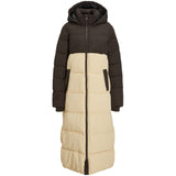 LULULIA LULULIA dam Clara Lång Puffer Jacket Beige