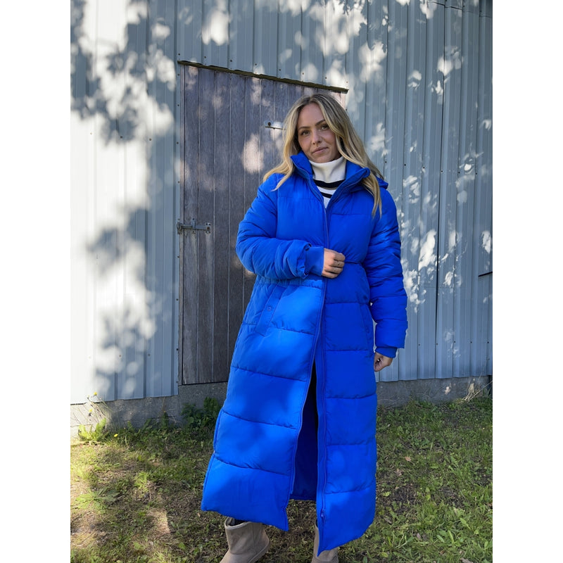 LULULIA LULULIA dam Helene Lång Puffer Jacket Princess Blue