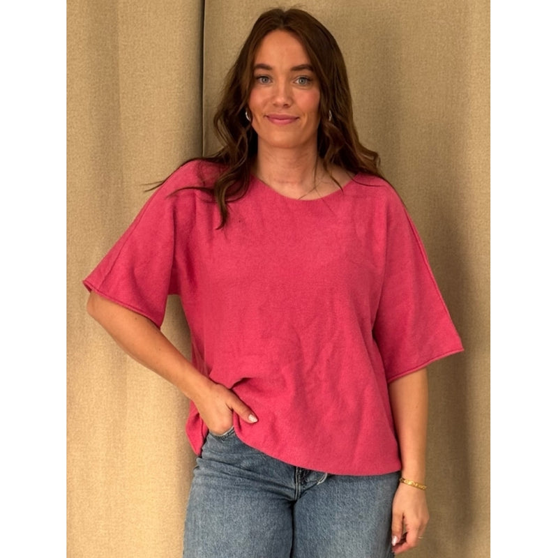 LULULIA LUNolia Knit Knit Rasberry