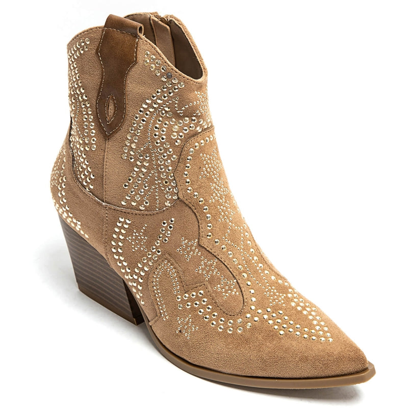 SHOES Jacqueline dame cowboystøvler 9676A Shoes Camel