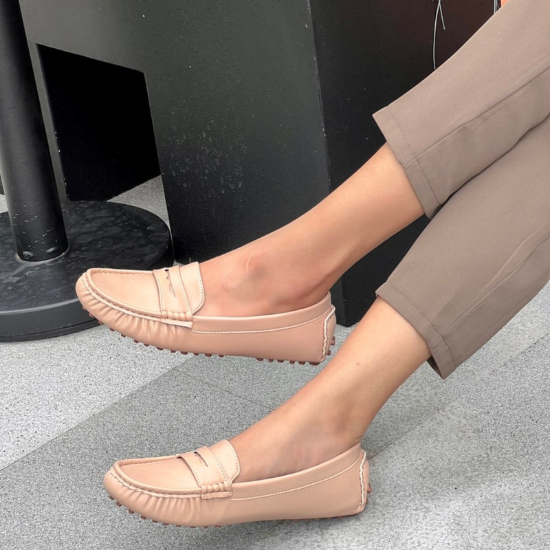 SHOES Lena loafers 8086 Restudsalg Apricot