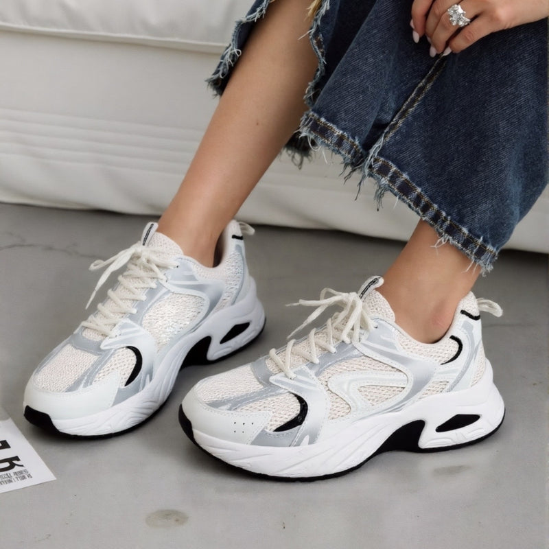 SHOES Liana dam sneakers L-81 Shoes White