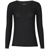 Liberté Liberté dam blus 21345 Blouse BLACK WAVY LINES