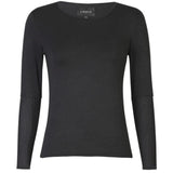Liberté Liberté dam blus ISA Blouse BLACK WAVY LINES