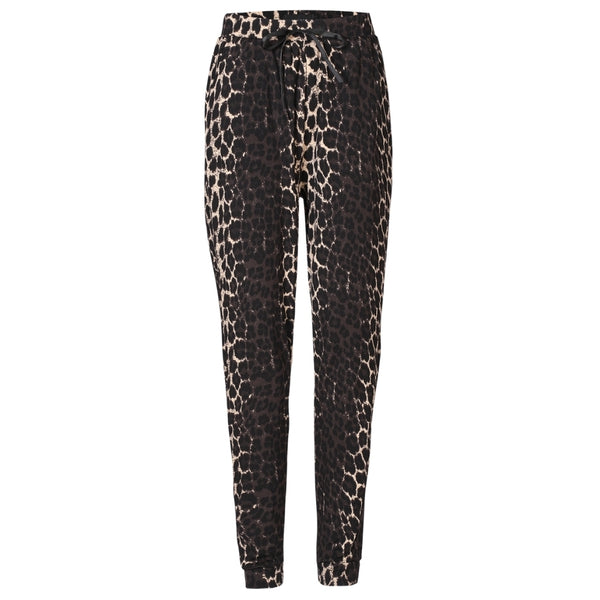 Liberté Liberté dam byxor ALMA FLEECE 9350 Pant DARK BROWN LUX LEO