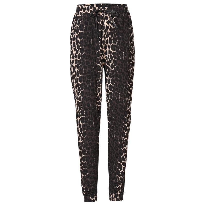 Liberté Liberté dam byxor ALMA FLEECE 9350 Pant DARK BROWN LUX LEO