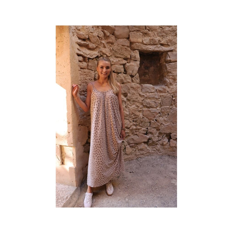 Liberté Liberté dam klänning 9579 ALMA Dress Desert Lux Leo