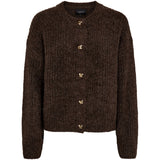 Liberté Liberte dam kofta FRO O-NECK Cardigan Chocolate
