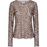 Liberté Liberte dam långärmad mesh top 4086 Top Leopard