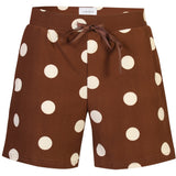 Liberté Liberte dam shorts ALMA 9517 Shorts BROWN CREME DOT