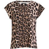 Liberté Liberté dam t-shirt 9581 ALMA T-shirt BIG LUX LEO FOSSIL