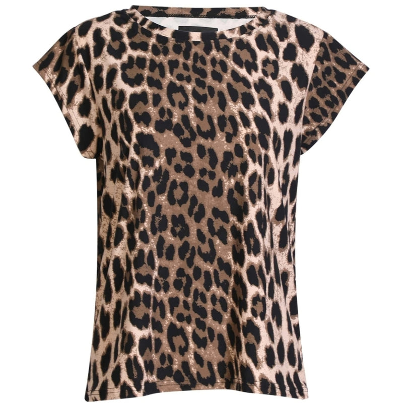 Liberté Liberté dam t-shirt 9581 ALMA T-shirt BIG LUX LEO FOSSIL