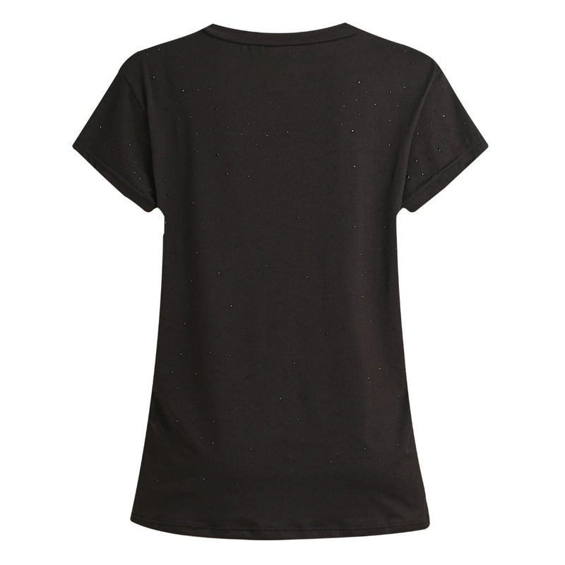 Liberté Liberté dam t-shirt 9581 ALMA T-shirt BLACK BLACK SIMILI