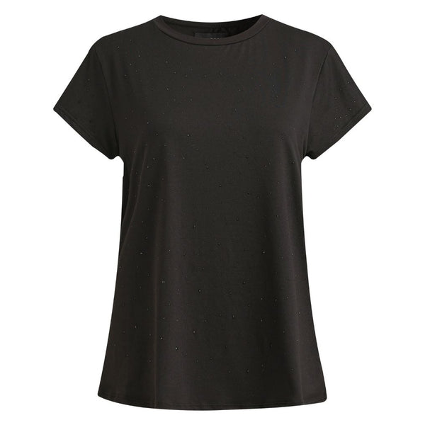 Liberté Liberté dam t-shirt 9581 ALMA T-shirt BLACK BLACK SIMILI