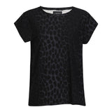 Liberté Liberté dam t-shirt 9581 ALMA T-shirt DARK GREY LEO