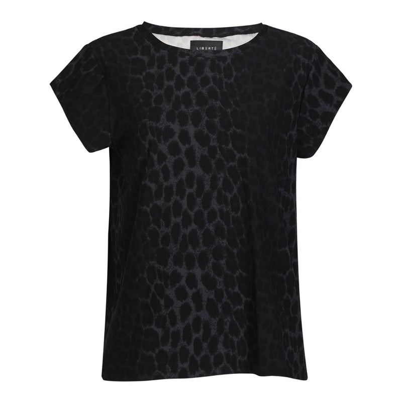 Liberté Liberté dam t-shirt 9581 ALMA T-shirt DARK GREY LEO
