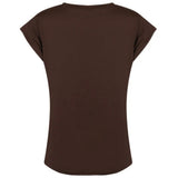 Liberté Liberté dam t-shirt 9581 ALMA T-shirt Espresso