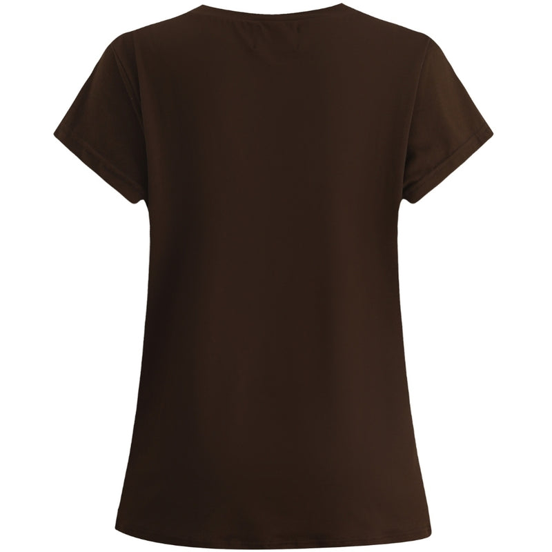 Liberté Liberté dam t-shirt 9581 ALMA T-shirt Mocca