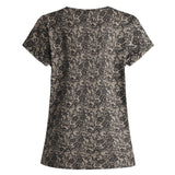 Liberté Liberté dam t-shirt 9581 ALMA T-shirt Mocca Brown Lace