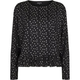 Liberté Liberté dam t-shirt ALMA Restudsalg BLACK SILVER DOT