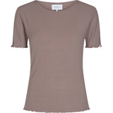 Liberté Liberté dam tee NATALIA 9971 T-shirt Light Brown