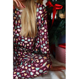 Liberté Liberté dam top ALMA - 9504 T-shirt long sleeves BALLERINA BORDEAUX