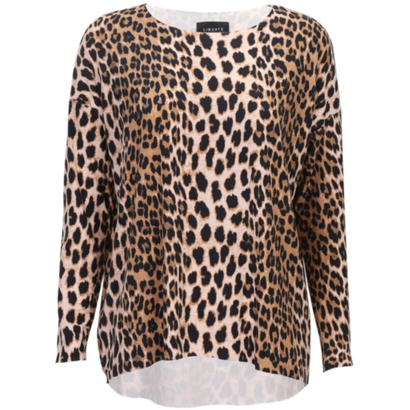 Liberté Liberté dam top ALMA - 9504 T-shirt long sleeves Lux Leo