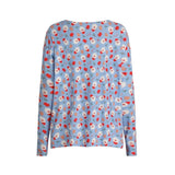 Liberté Liberté dam top ALMA - 9504 T-shirt long sleeves SANTA SKYBLUE
