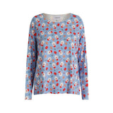 Liberté Liberté dam top ALMA - 9504 T-shirt long sleeves SANTA SKYBLUE