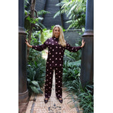 Liberté Liberte dam byxor Dotti Pant PLUM ROSE BIG DOT