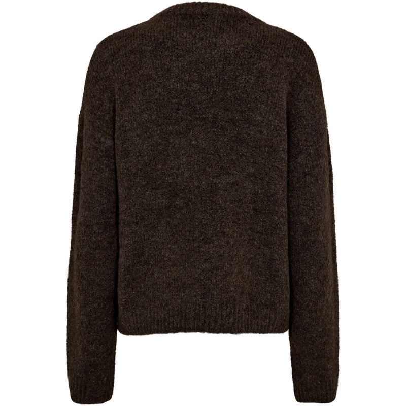 Liberté Liberte dame pullover strik FRO Knit CHOCOLATE IVORY HEART