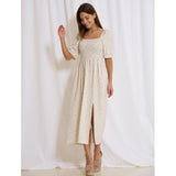 Liberté Liberté klänning gro Dress Sand Flowers