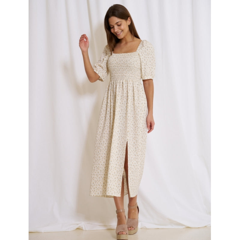 Liberté Liberté klänning gro Dress Sand Flowers