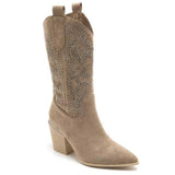 SHOES Louise dam cowboyboots 9633A Shoes Kaki