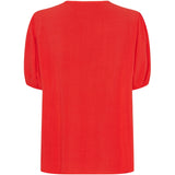 LULULIA Lululia Dam Skjorta LuBella 6191 Shirt Red