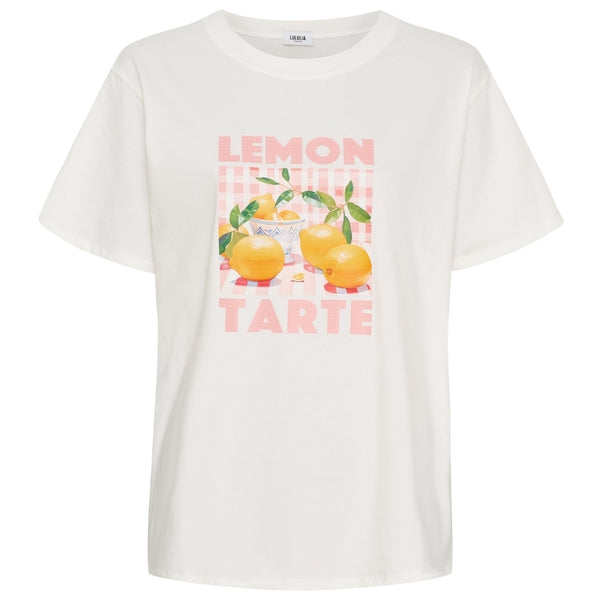 LULULIA Lululia Dam T-Shirt LuNora 0588 T-shirt Offwhite Lemon