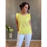 LULULIA Lululia Dam Top LuTanja 82708 Top Giallo3275