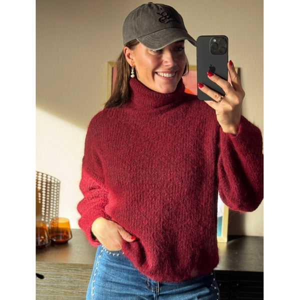 LULULIA Lululia Dame Strik LuBenedikte 8171 Knit Wine9535