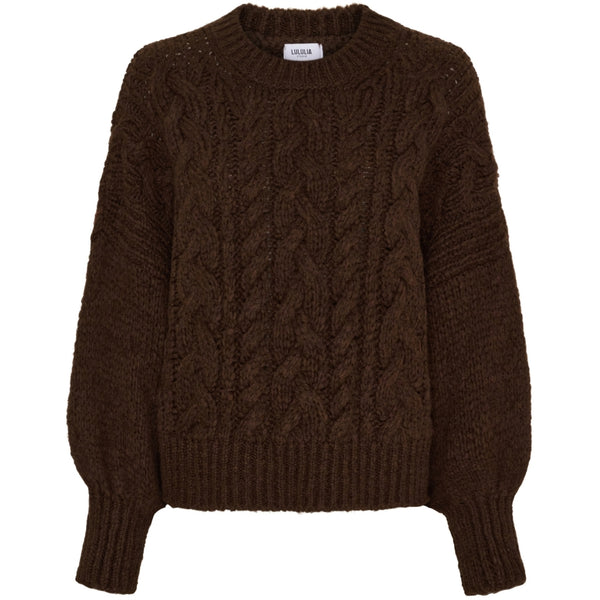 LULULIA Lululia Dame Strik LuThilde 8187 Knit DarkBrownZ9008