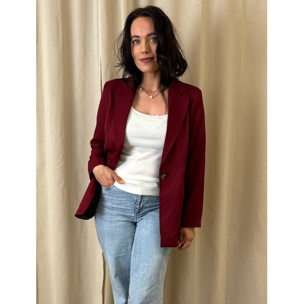 LULULIA Lululia Gia dam kavaj 6120-0 Blazer Bordeaux