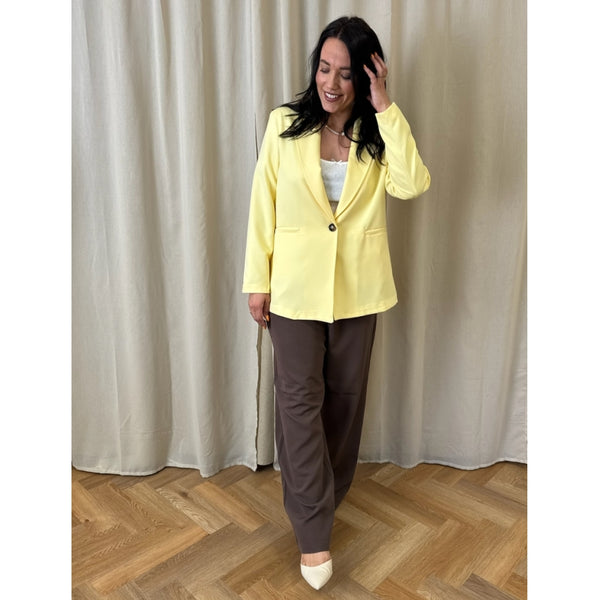 LULULIA Lululia Gia dam kavaj 6120-0 Blazer Custard