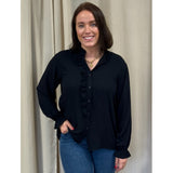 LULULIA Lululia dam blus LuEllen 5897 Shirt Black